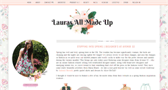 Desktop Screenshot of laurasallmadeup.com